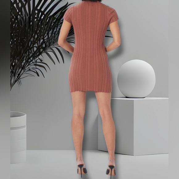 Lita by Ciara Rib Cotton Blend Polo Mini Dress. Size XL. NWT - Picture 2 of 9